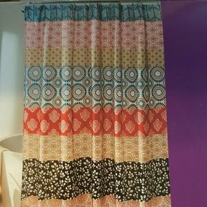 Bohemian Stripe shower curtain